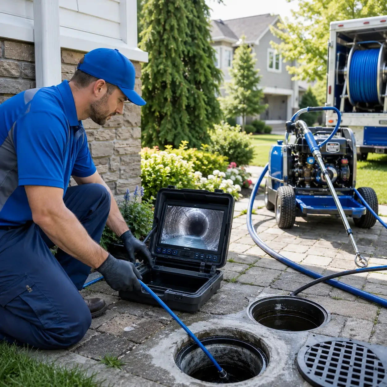 Outdoor drain cleaning professionals serving Scarborough, ME